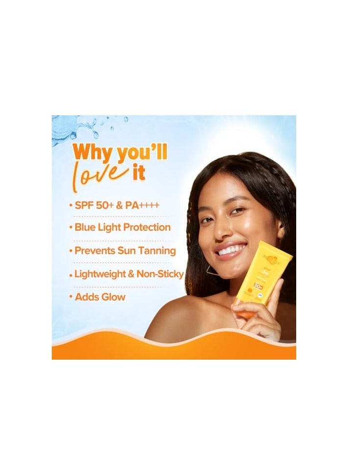 AQUALOGICA SUNSCREEN GLOW DEWY SPF50 30G - Image 3