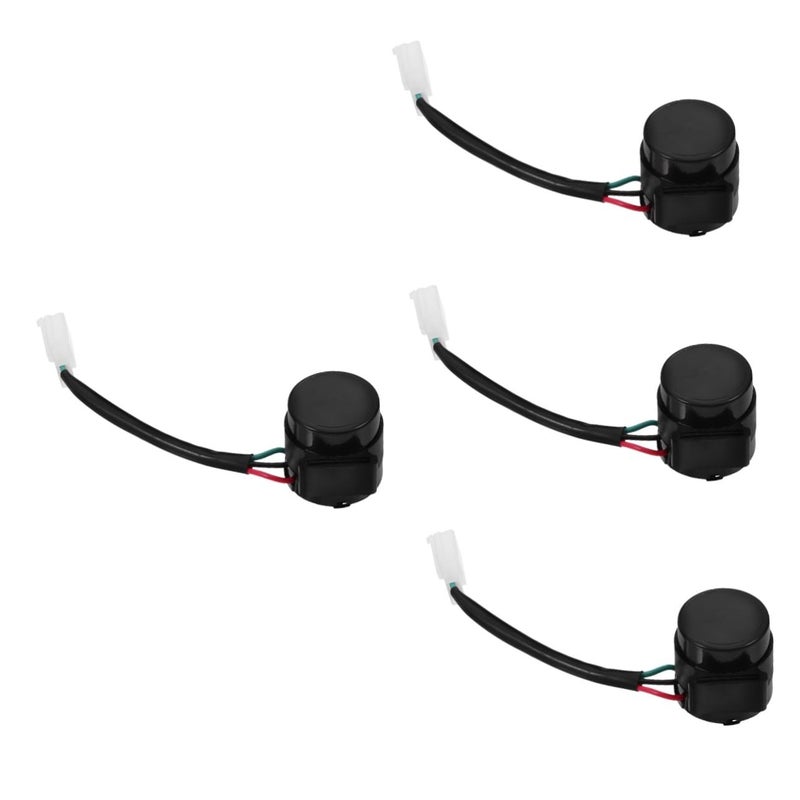 إشارة الوميض الذهبية العالمية 4 قطع للدراجات البخارية ومركبات ATV والدراجات النارية الصغيرة - Image 1