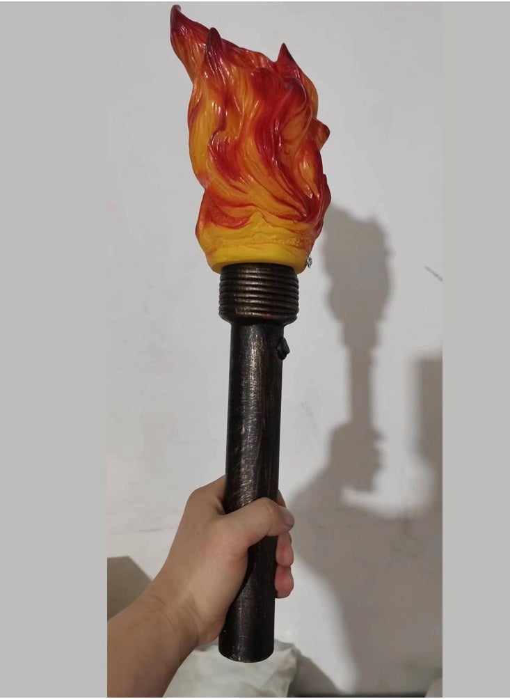 Generic Torch light torch props torch torch simulation electronic my world hand-held light stage opening ceremony flame light  - Image 4