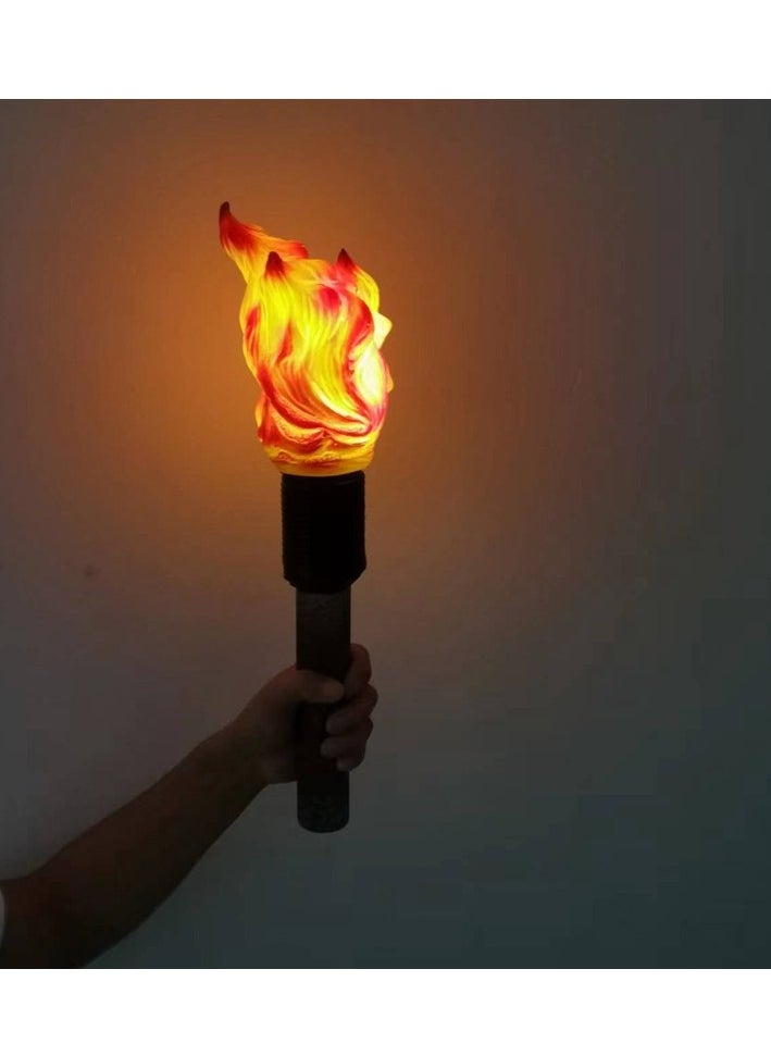Generic Torch light torch props torch torch simulation electronic my world hand-held light stage opening ceremony flame light  - Image 2