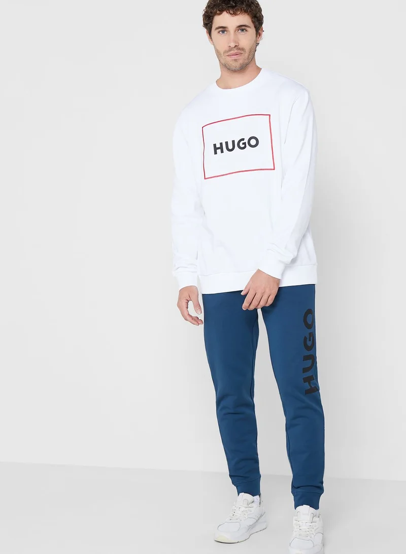 HUGO Logo Printed Sweatshirt