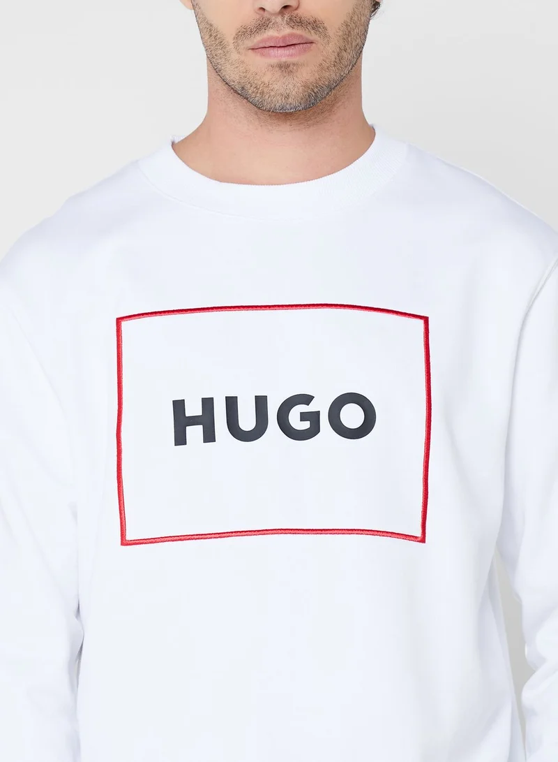 HUGO Logo Printed Sweatshirt