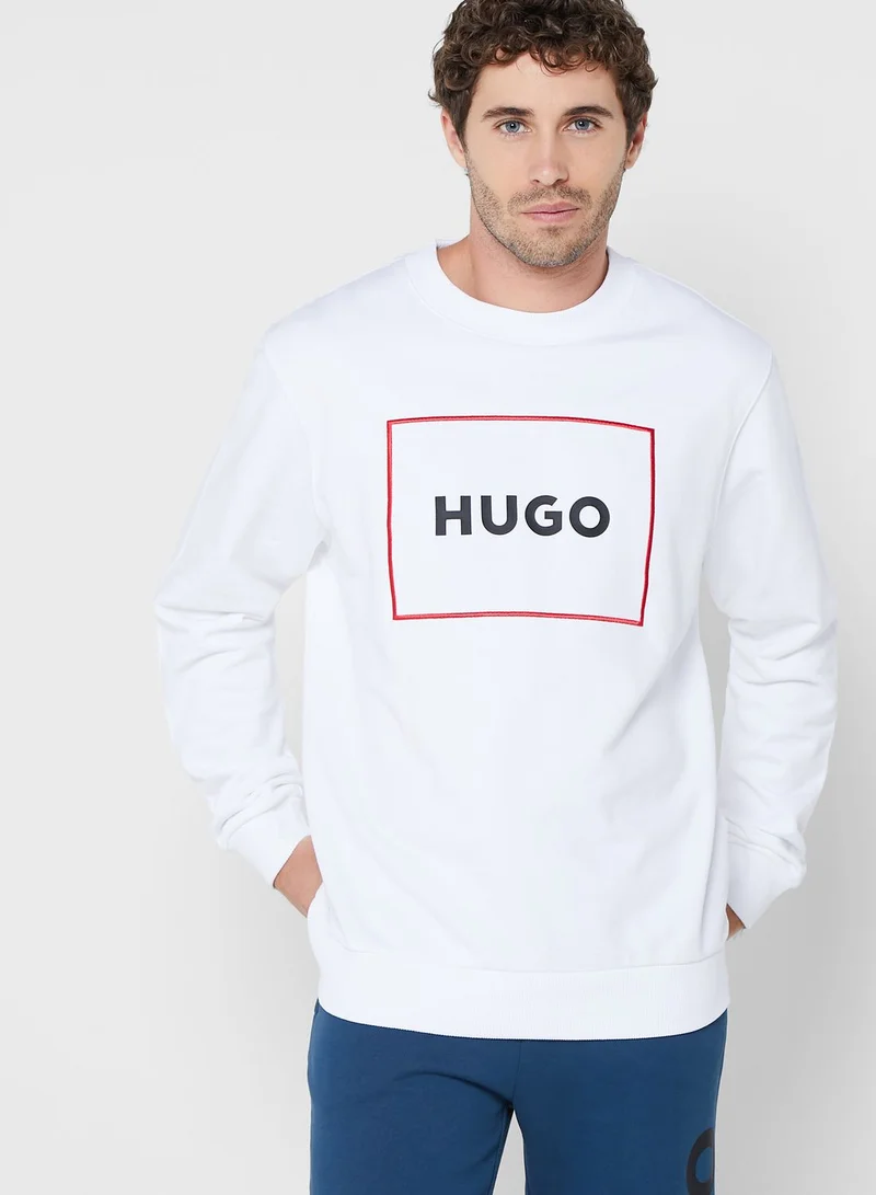 HUGO Logo Printed Sweatshirt