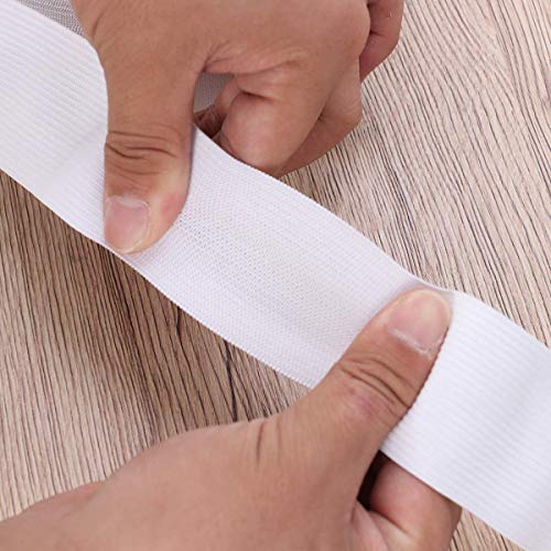 Jainsons Elastic White 25 Meters Pack. Premium Boutique Range Heavy Quality Woven Elastic, Ideal for Tailoring/Sewing, Fashion Designing, Boutique, Stitching. (1.25") - Image 5