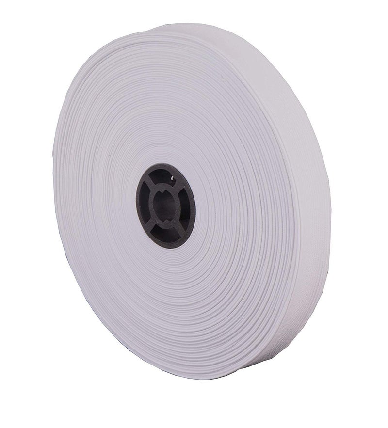 Jainsons Elastic White 25 Meters Pack. Premium Boutique Range Heavy Quality Woven Elastic, Ideal for Tailoring/Sewing, Fashion Designing, Boutique, Stitching. (1.25") - Image 2