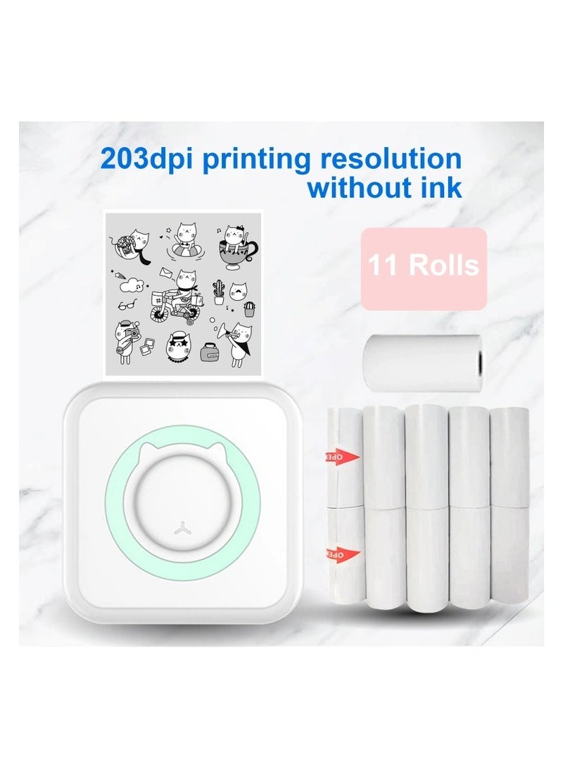 Multifunctional Portable All In One Photo Printer Blue - Image 4