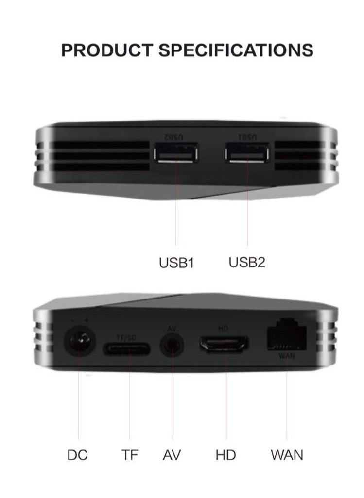 Generic - Video Game Console 2.4G Double Wireless Controller Game Stick 4K 30000 games 64GB Retro games - Image 1