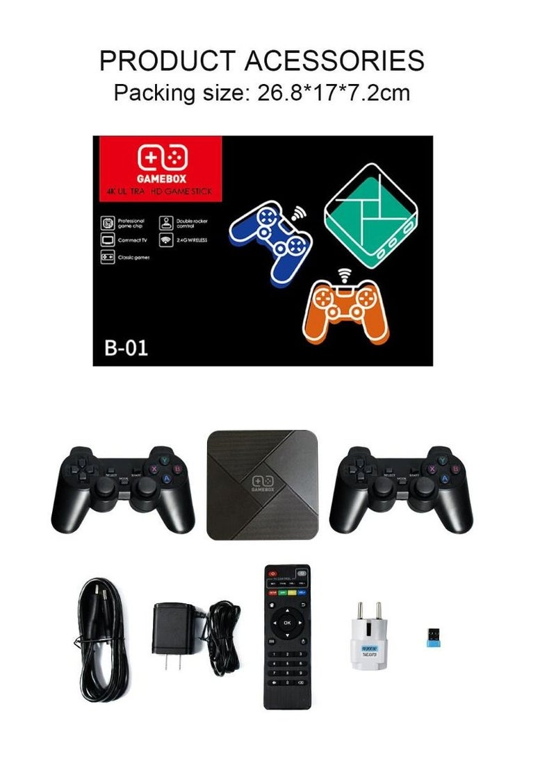 Generic - Video Game Console 2.4G Double Wireless Controller Game Stick 4K 30000 games 64GB Retro games - Image 1