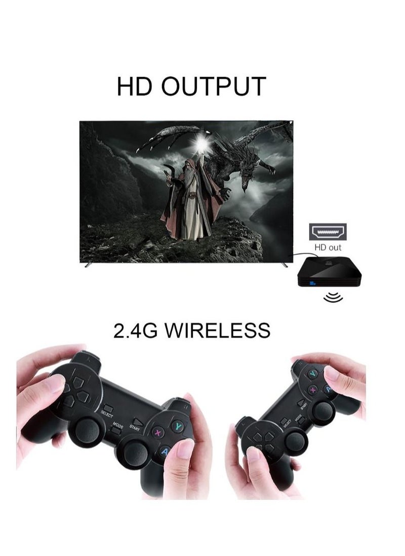 Generic - Video Game Console 2.4G Double Wireless Controller Game Stick 4K 30000 games 64GB Retro games - Image 1