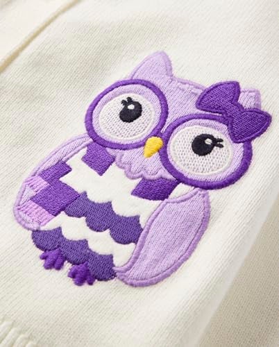 Gymboree,and Toddler Long Sleeve Cardigan Button Up Sweater,Owls,4T - Image 2