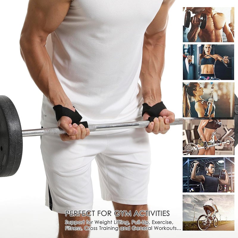 Goodern Lifting Wrist Straps,Lifting Straps for Weight Lifting,Bodybuilding, Powerlifting and Deadlifting,23'' Lifting Straps With Soft Padded Neoprene Cotton,Training Hand Bar Straps for Men & Women - Image 2