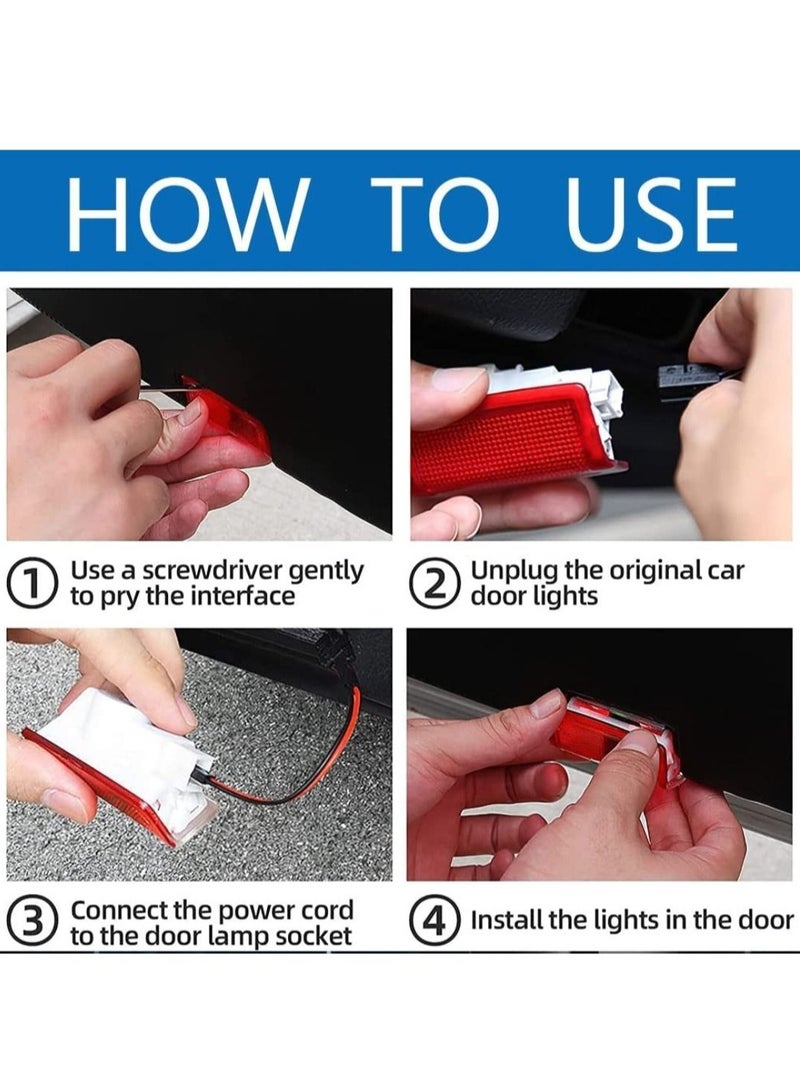 Generic Door Logo Light For Mercedes Welcome Lamp Door Puddle Light Compatible A B E C G GL GLA GLC GLE GLS Class 4Door W205 W213 W177 W176 - Image 5