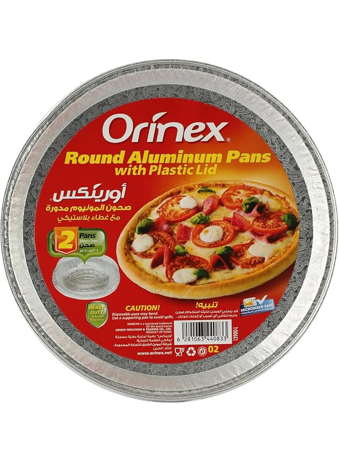 Orinex Aluminum Pans W P. Lid 2K