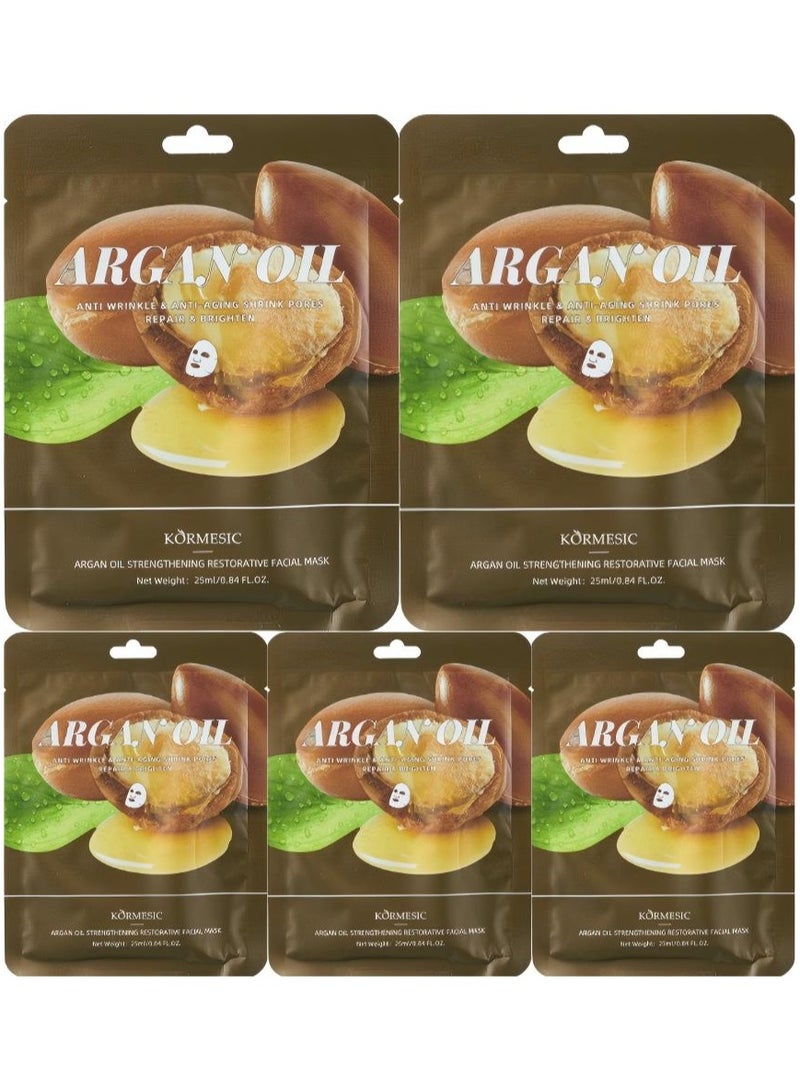 Kormesic Nut Oil Sheet Mask 5pcs  - Image 1