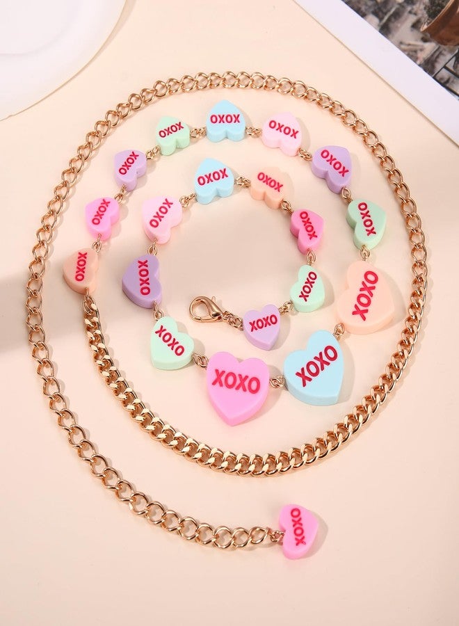 BVGA Valentines Waist Chain Body Chains for Dress Jeans Waist Chain Jewelry Valentines Outfits Accessories Gifts (Style-E, M:45.5in/115.6cm) - Image 5