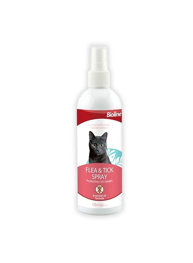Bioline Flea and Tick Spray For Cat - 175ML - Image 1
