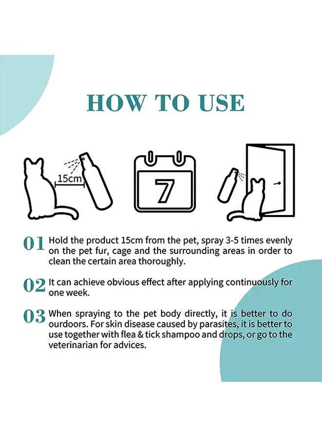 Bioline Flea and Tick Spray For Cat - 175ML - Image 3