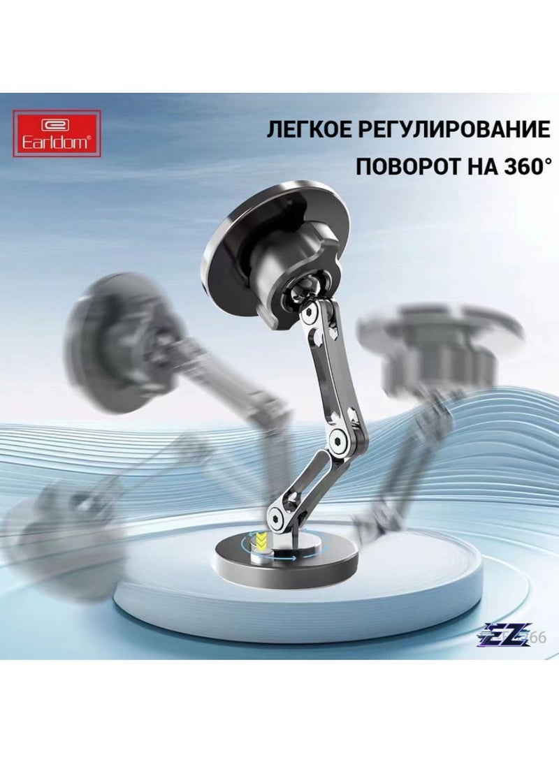 ELTRAZONE Magnetic Car Holder with Dashboard Mount – Black, Secure and Stable Grip for Smartphones - Image 2