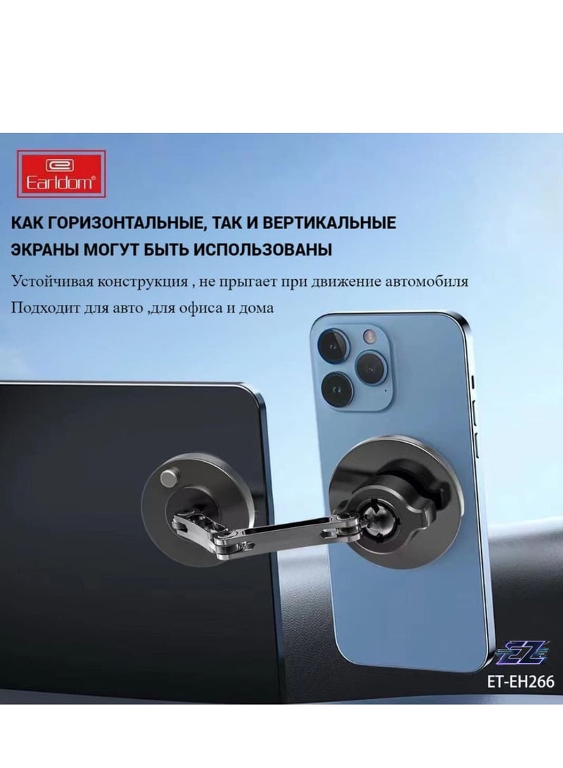 ELTRAZONE Magnetic Car Holder with Dashboard Mount – Black, Secure and Stable Grip for Smartphones - Image 3