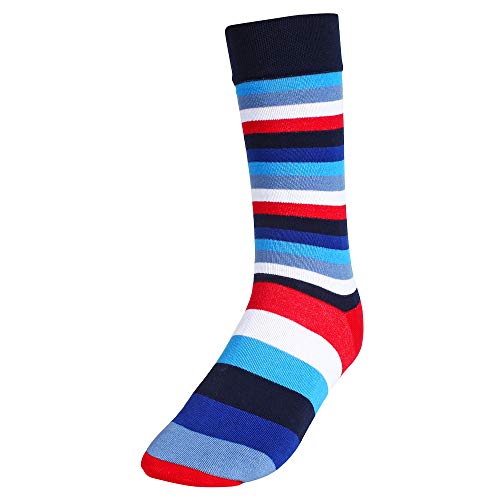 CREATURE Men's Cotton Calf Length 3 Multi Color Casual Socks Combo of 3(SCS-2901) - Image 3
