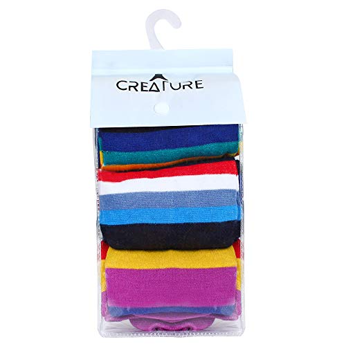 CREATURE Men's Cotton Calf Length 3 Multi Color Casual Socks Combo of 3(SCS-2901) - Image 5