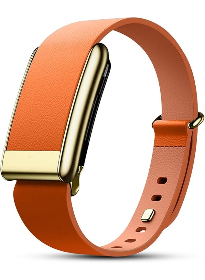 Dado Luxe Tapered Leather Replacement Band Compatible with WHOOP 5.0, One, Peak, and Life Fitness Tracker – Durable & Comfortable | Not for Whoop Gen 4 - Image 1