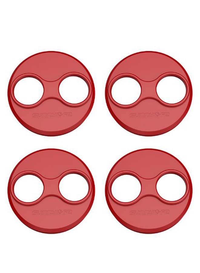 NIBEMINENT 4-Piece Protective Cap Motor Cover Set For DJI Mavic Mini Drone Red  - Image 1