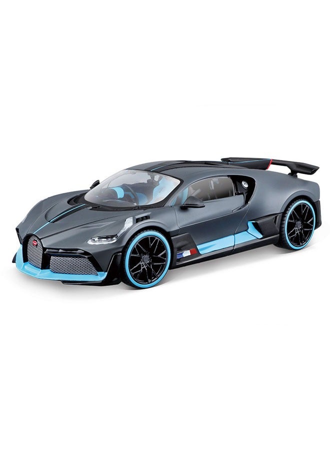 general 1:24 Bugatti DIVO simulation sports car alloy car model collection ornaments gift toys, perfect restoration of classic shape - Image 1