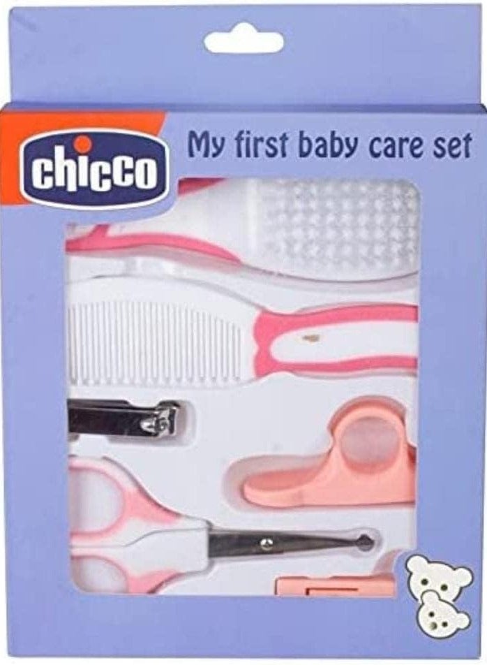 شيكو مجموعة العناية بالطفل ماي فيرست مكونة من 6 قطع باللون الوردي - Image 1