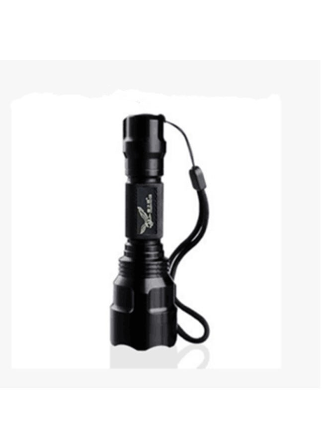 Strong Light Flashlight Rechargeable C8 Flashlight With Household Strong Light Flashlight With Maintenance Riding Outdoor Household Super Bright-Product Specifications:1 Flashlight + 2 Batteries 1 Single Charger  - Image 2