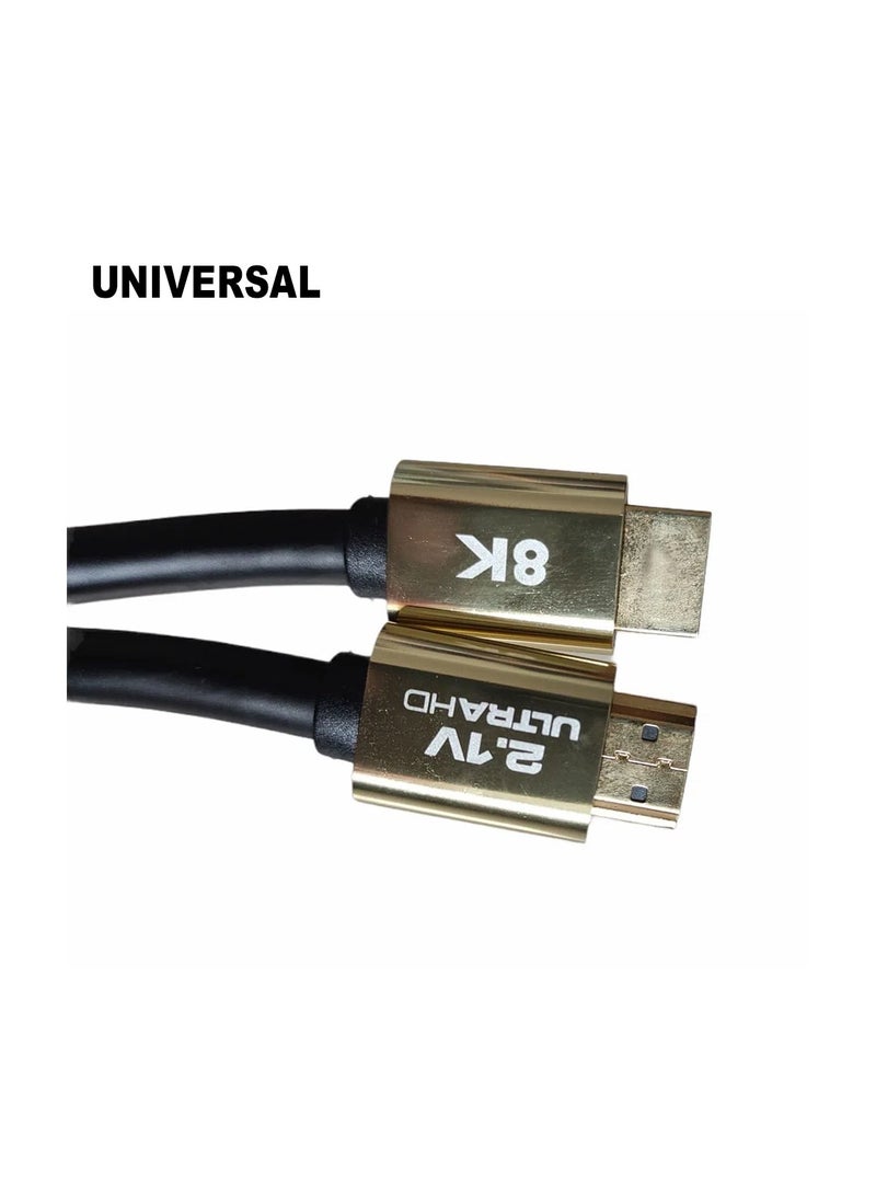UNIVERSAL HDMI 2.1 Cable 8K UHD 2M – High Speed 48Gbps HDR - Image 2