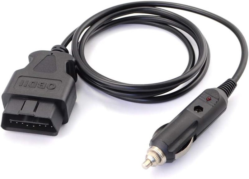 OLLGEN 3M/9.8ft Car OBDII Vehicle ECU Emergency Power Supply Cable Adapter - Image 1