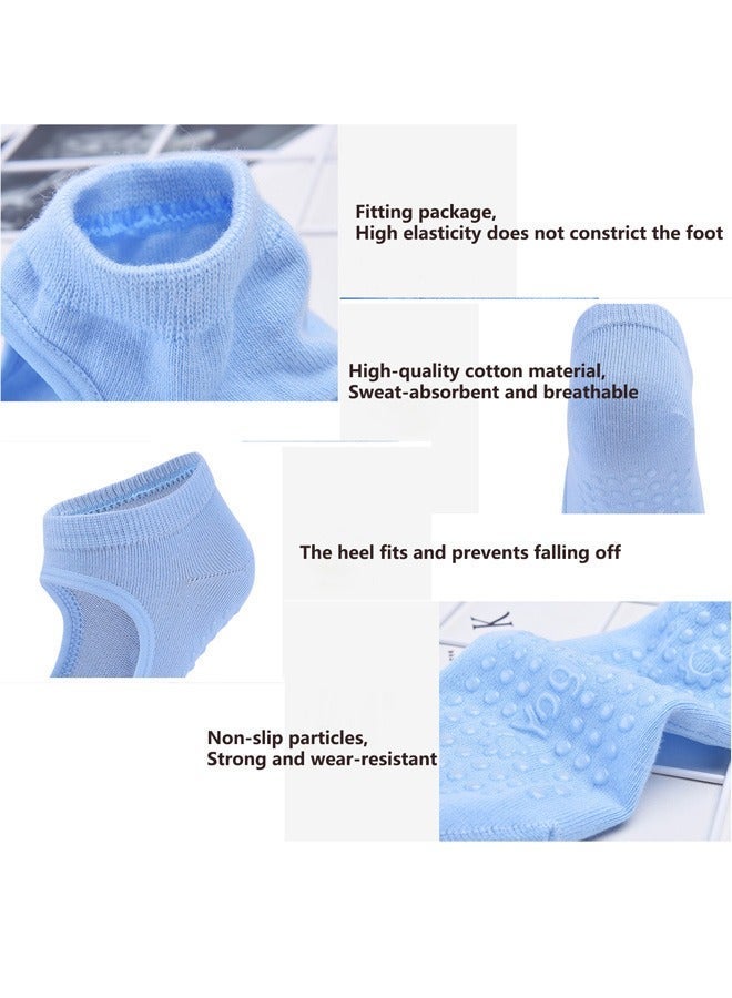 بمعنى سحر بمعنى حديقة 4 أزواج من السيدات غير زلة الجوارب اليوغا انتزاع الجوارب بيلاتيس - Image 4