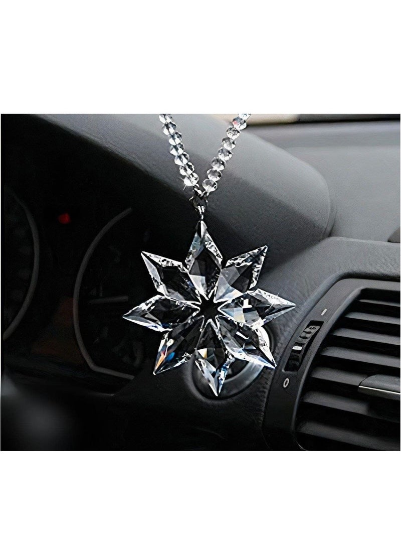 Chulovs Crystal Car mirror Pendant,Rear View Mirror Pendant, Car and Home Hanging Decorations Ornament  - Image 3