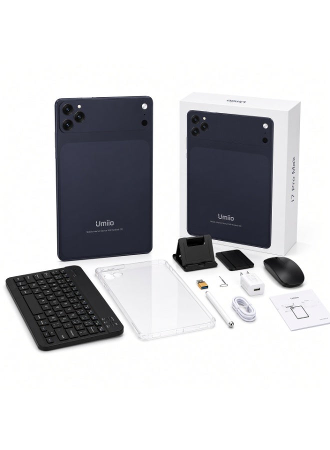 Umiio 17 Pro Max 10.1 Inch Smart Tablet, Android 15, 16GB RAM, 1TB ROM, Dual SIM - Image 1