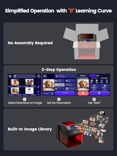 Algolaser Laser Engraver Rotary Roller - Y-axis Rotary Roller for Laser Engraver - 360° Adjustable Rotary Roller for Laser Engraving Cylindrical Objects Tumblers,Bottle with Most Laser Engraver - Image 4