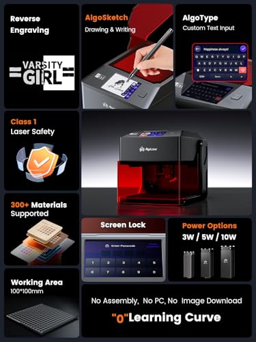 Algolaser Laser Engraver Rotary Roller - Y-axis Rotary Roller for Laser Engraver - 360° Adjustable Rotary Roller for Laser Engraving Cylindrical Objects Tumblers,Bottle with Most Laser Engraver - Image 3