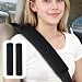 BEYOUDO Extra Long Car Seat Belt Cover 2Pack Waterproof Seatbelt Shoulder Pad for Comfortable Driving Soft Seatbelt Strap Covers for Adults Kids Women Men Machine Washable Black - Image 2