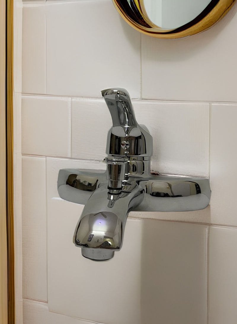Bath Mixer Faucet with Hand Shower Chrome - Image 1