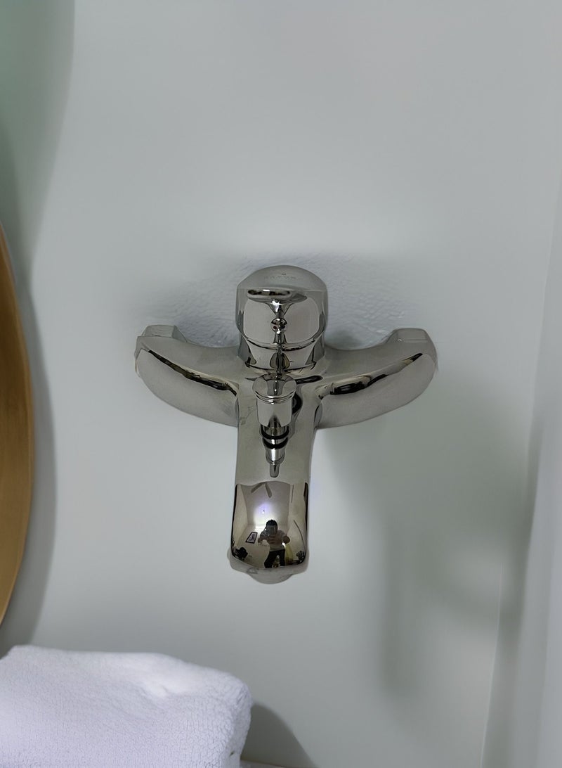 Bath Mixer Faucet with Hand Shower Chrome - Image 2