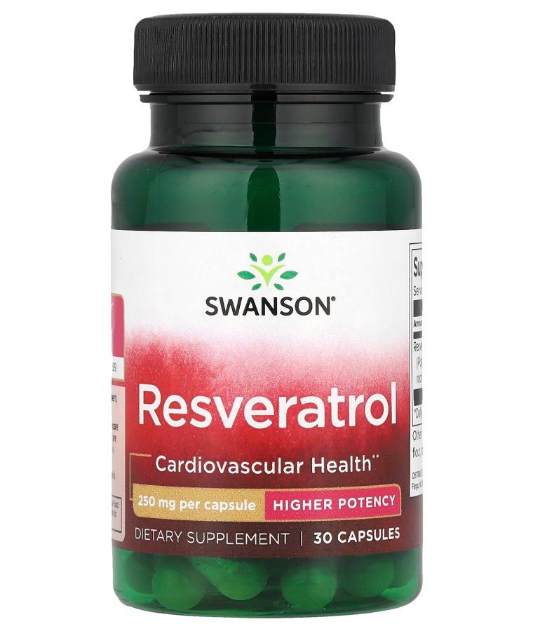 Resveratrol 250 mg 30 Capsules