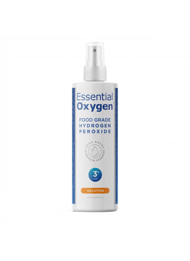Essential Oxygen Hydrogen Peroxide 3% First Aid, 8 oz  - Image 1