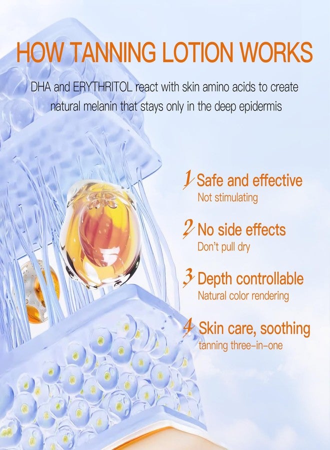 Venrock Self Tanner Tanning Lotion – Natural DHA Formula, No Added Colorants – Travel - Friendly 30ml (1.01fl.oz) – Sunless Tanning Moisturizer for Fair to Medium Skin Tones (1 pack, 30ml) - Image 3