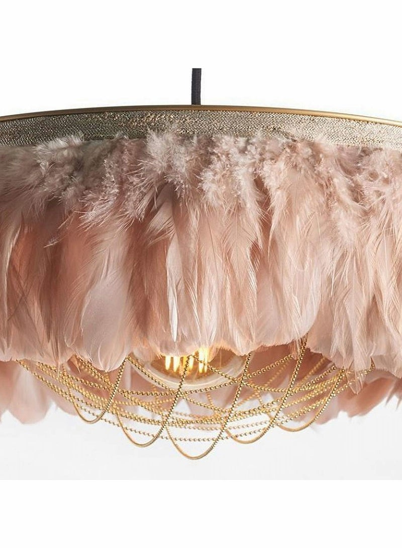 KASTWAVE 100 قطعة ريش بطة طبيعية زينة ملونة متنوعة 8 بوصة ريشة للحرف اليدوية مهرجان إريكورد وردي فاتح - Image 5