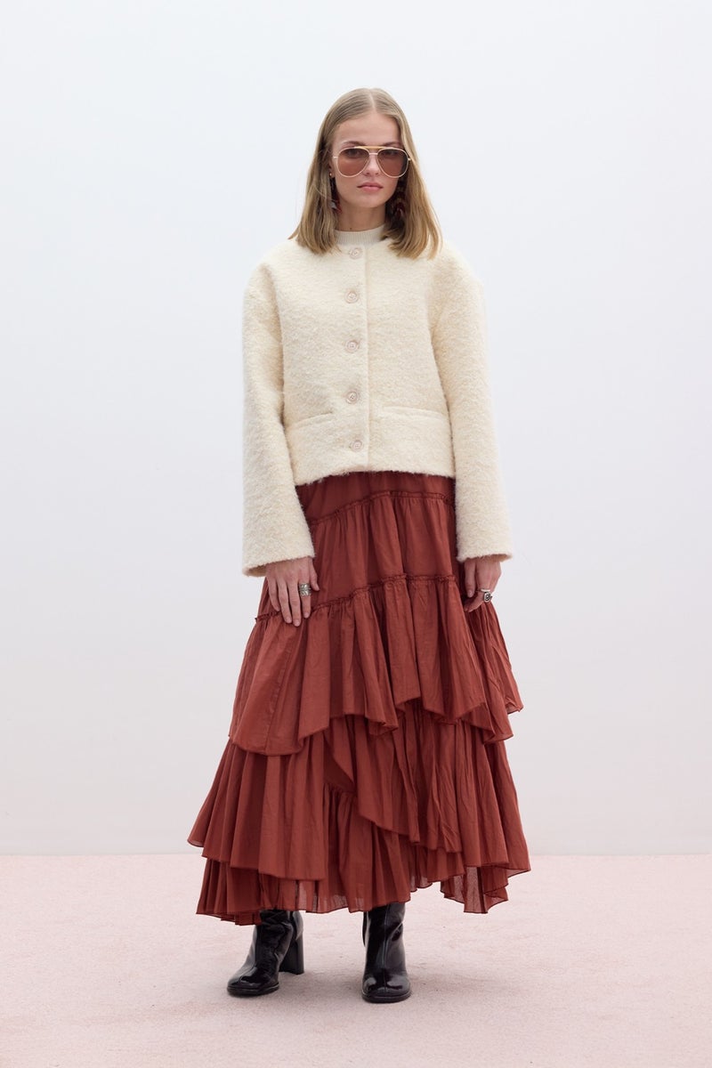 Manuka Layered Boho Voile Skirt Tile  - Image 1