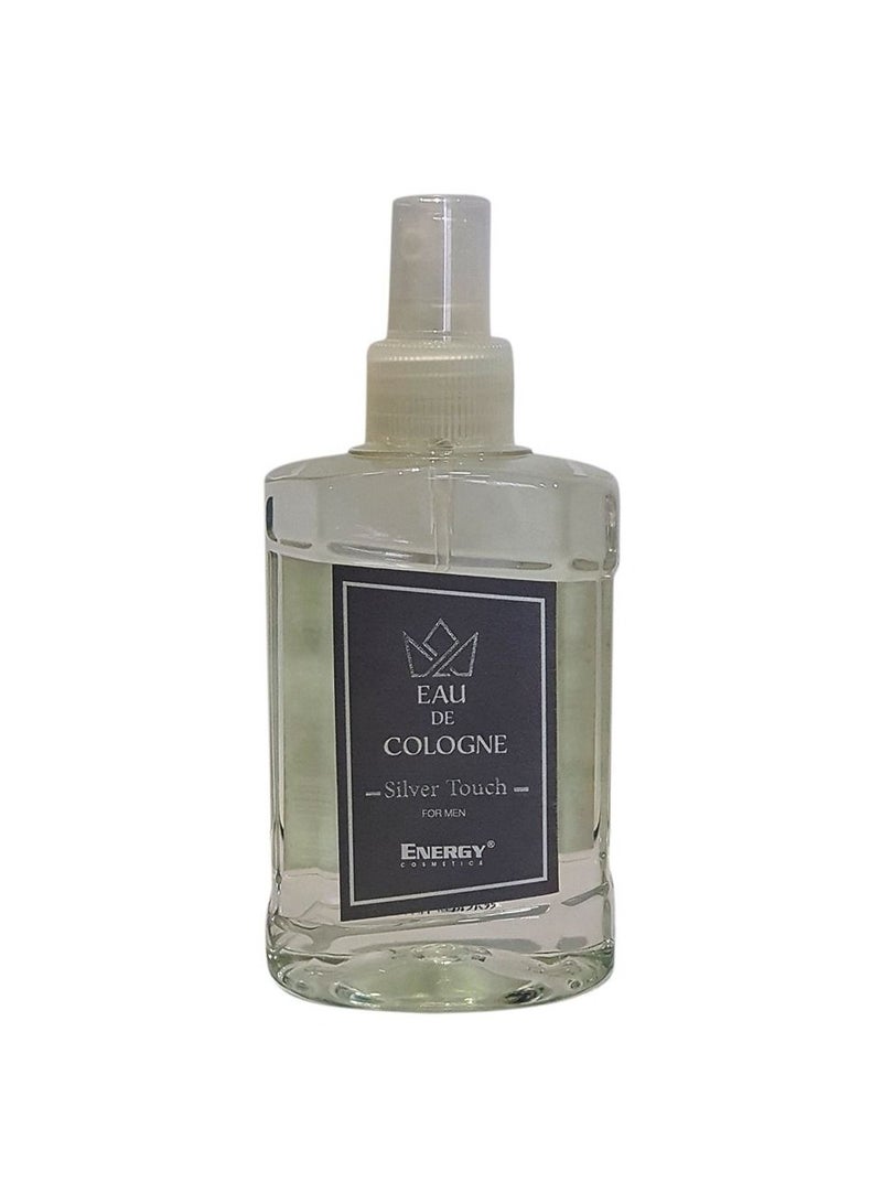 Energy – Silver Touch Cologne, 250ml – Refreshing & Long-Lasting Fragrance for Men and Women – Elegant Everyday Scent