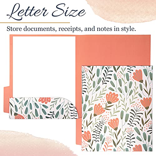 MATICAN Decorative File Folders, 12-Pack Floral File Folders, Letter Size, 6 Designs - Image 5