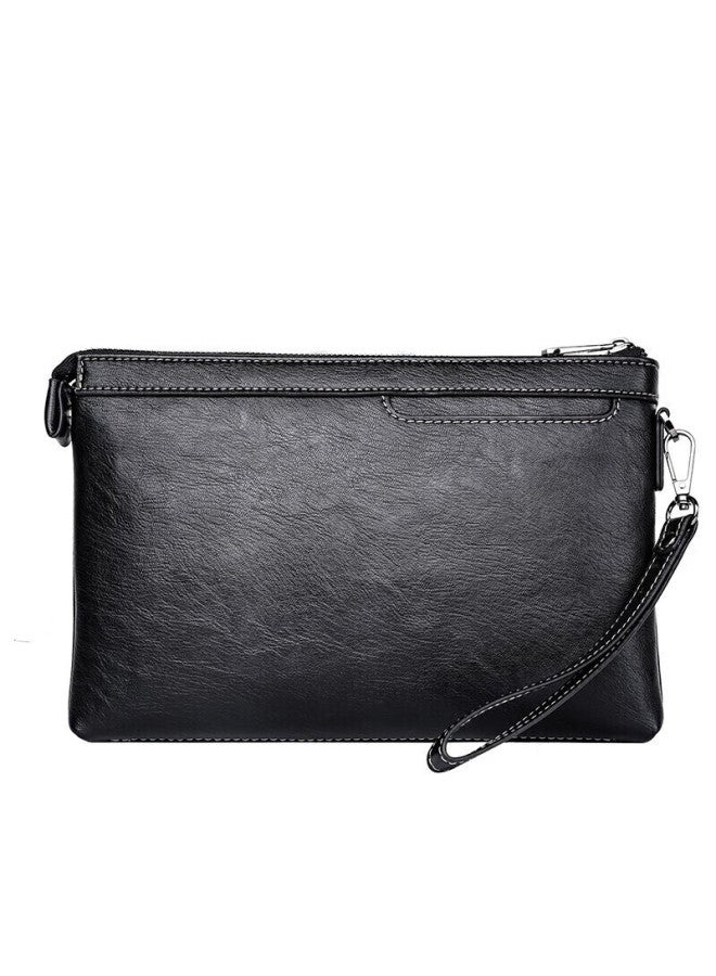 Cartelo Men's Soft Envelope Clutch Large Capacity Wristlet Handbag Gift For Husband - Image 5