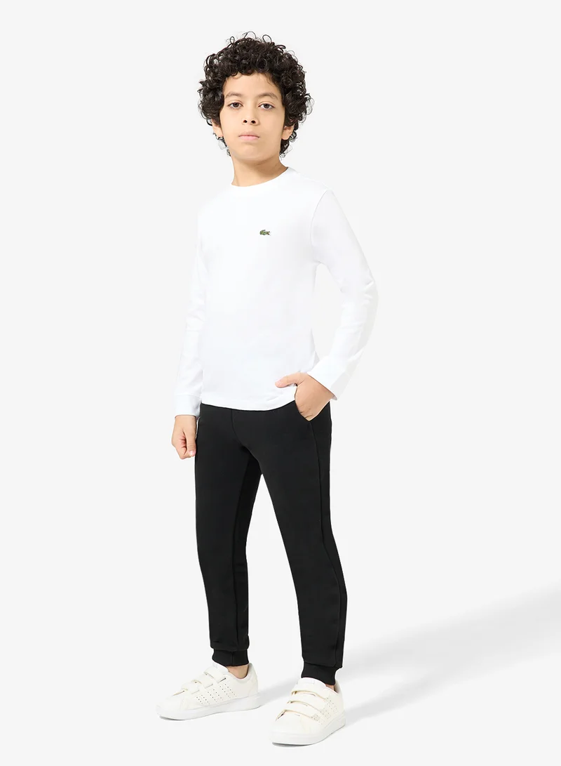 LACOSTE Kids Logo Crew Neck T-Shirt