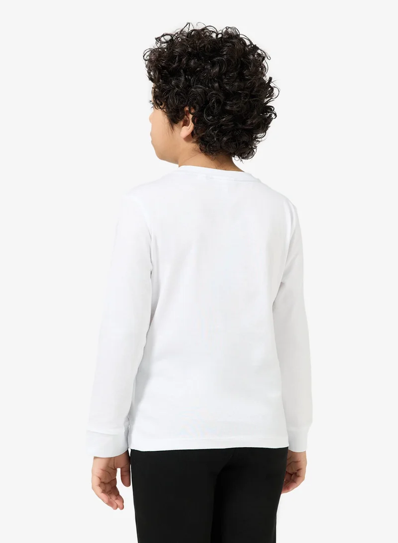 LACOSTE Kids Logo Crew Neck T-Shirt